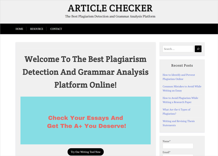 Articlechecker