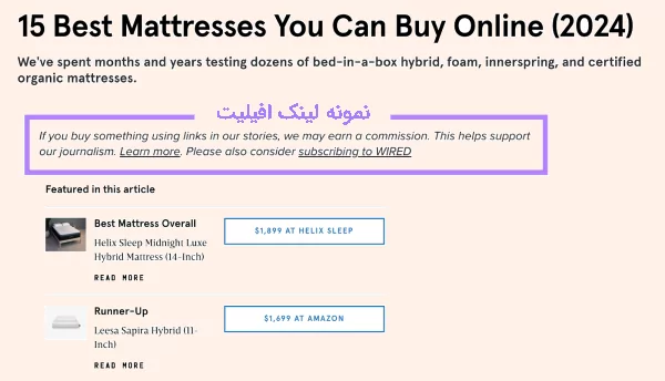 افیلیت یا ناشر تبلیغ